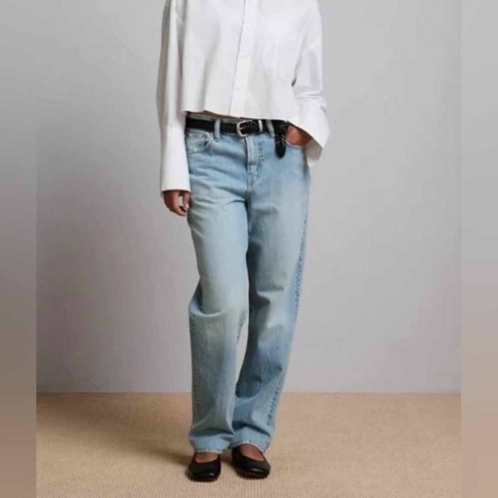 AE Premium 90s Slouch Jean $120. Baggy Thick Denim. Size 4. AE77 Collection